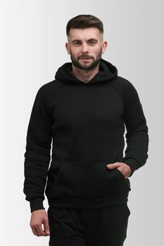 Худі утеплений Vsetex Warm Чорний L
