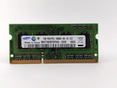 Оперативная память для ноутбука SODIMM Samsung DDR3 1Gb 1333MHz PC3-10600S (M471B2873FHS-CH9) 12776 Б/У