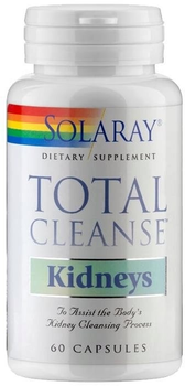 Натуральна харчова добавка Solaray Total Cleanse Kidney 60 капсул (0076280083644)