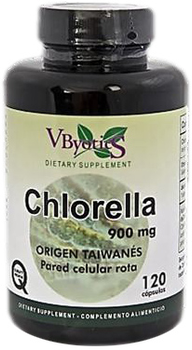 Натуральна харчова добавка V. byotics Chlorella Origen Taiwan's 990 120 капсул (4521586295254)