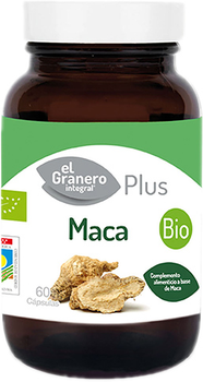 Suplement diety El Granero Maca Bio 560 mg 60 vegan kapsułek (8422584033960)