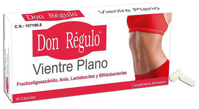 Натуральна харчова добавка Don Regulo Pharma Otc Vientre Plano 730 мг 45 капсул (8436017720686)