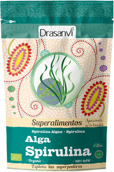 Натуральна харчова добавка Drasanvi Alga Spirulina Bio Doypack 150 г (8436044516115)