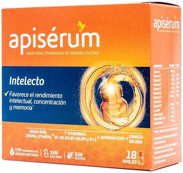 Suplement diety Apiserum Intellect 18 vials (8470001897268)