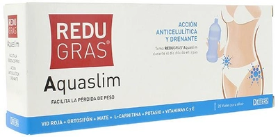 Натуральна харчова добавка Deiters Redugras Aquaslim 10 мг 20 ампул (8430022001747)
