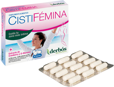 Натуральна харчова добавка Derbos Cistifemina 30 капсул (8436012151775)