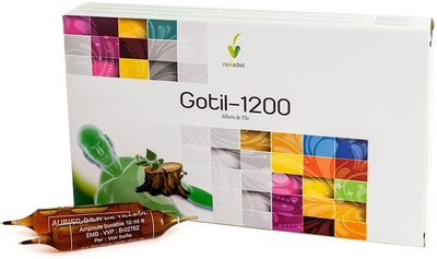 Натуральна харчова добавка Novadiet Gotil- 1200 20 ампул (8425652550369)