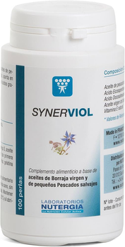 Натуральна харчова добавка Nutergia Synerviol Aceite De Pescado Borraja 60 капсул (8436031731125)