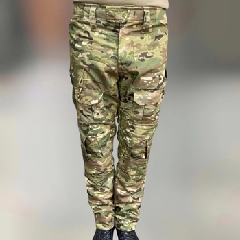 Штани тактичні Yakeda Combat, Мультикам, розмір XL, з пазами під наколінники, військові штани