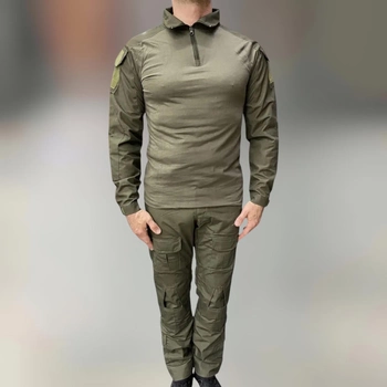 Военная форма Combat, Jin Teng (убакс + брюки), Китай, коттон (хлопок), Олива, размер XXL