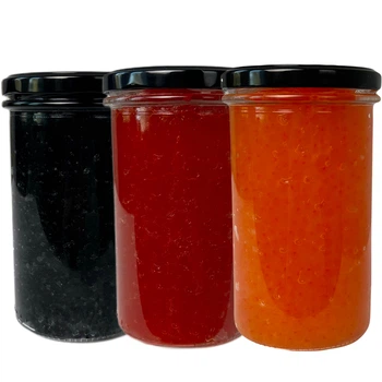 Ікорний Продукт "Ікра Горбуша/Чорна/Кета" 3*500 г Акція 1+1=3