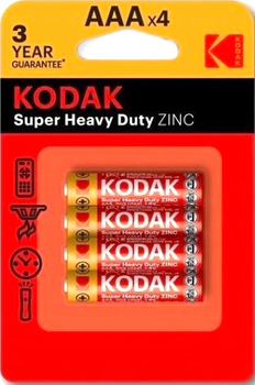 Батарейки Kodak Heavy Duty AAA R3 4 шт (30953321)