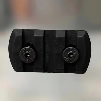 Планка Picatinny для крепления на M-LOK, Черный, DLG TACTICAL (DLG-109) 3 Slots, планка Пикатинни для M-LOK