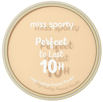 Puder Miss Sporty Perfect To Last 10H Long Lasting Pressed Powder 050 Transparent 9 g (3616304428449)