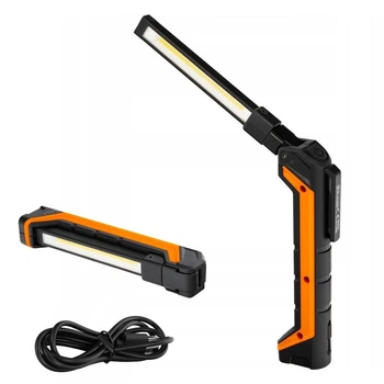 Фонарь аккумуляторный магнитный Richmann складной LED 2W+1W с магнитом (C6823)