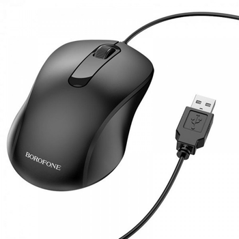 USB Мышь Borofone BG4 Чёрная