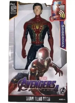 Фигурка Star toys игровая Человек Паук с эффектами глянцевый костюм 29 см