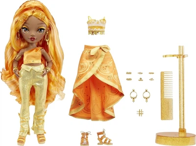 Кукла Рейнбоу Хай Мина Флер Rainbow High Meena Fleur Fashion Doll Saffron Gold (578284)