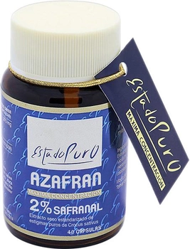 Натуральна харчова добавка Tongil Estado Puro Azafran 2 Safranal 40 капсул (8436005300623)