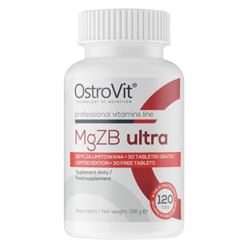 Комплекс Магний Цинк B6 Ostrovit MgZB Ultra 120 tab