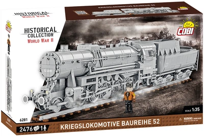 Klocki konstrukcyjne Cobi Trains Lokomotywa Kriegslokomotive Class 52 2476 elementów (5902251062811)