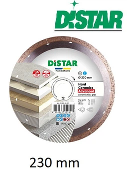 Круг Distar алмазный 230 Hard Ceramics Advanced Диск отрезной по керамограниту керамике