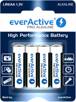 Baterie everActive LR6/AA blister 4 szt. (LR64BLPA)