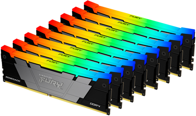 Оперативная память Kingston Fury DDR4-3200 262144MB PC4-25600 (Kit of 8x32768) Renegade RGB (KF432C16RB2AK8/256)