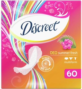 Прокладки щоденні Discreet Summer Fresh Multiform 60 шт. (8001090162236)