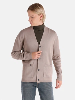 Кардиган чоловічий Colin's CL1065216LBR XL Light Brown (8683197804662)