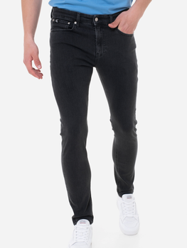 Jeansy skinny męskie Calvin Klein Jeans J30J323696-1BZ W33L34 Czarne (8720107893740)