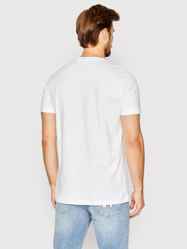 Koszulka męska Calvin Klein Jeans J30J320935-YAF S Biała (8719855868841)