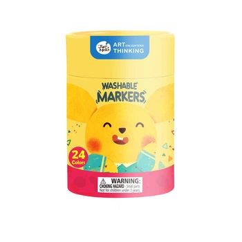 Маркеры смываемые Jar Melo-Baby Roo 24 цвета в тубусе (JA90497)