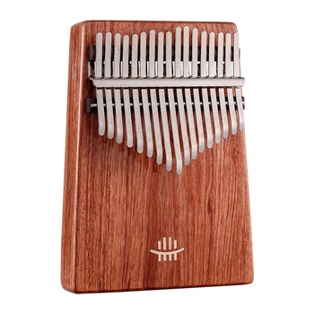 Калимба Hluru KC17 Zambian Padauk (17 язічков, замбийский падук), кейс, пъезозвукосниматель