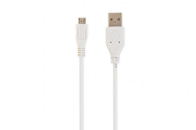 Kabel Gembird USB 2.0 - MicroUSB 5pin 0.5 m White (CCP-mUSB2-AMBM-W-0.5M)