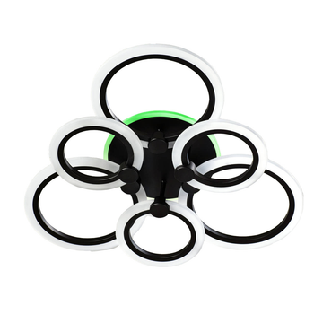 Люстра світлодіодна SY-5333/3+3BK+RGB 120+20W