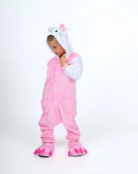 Піжама кігурумі Kigurumi Хеллоу Кітті Hello Kitty для дівчаток Рожевий на зріст 110-120 см (204341)