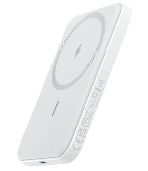 Магнітна батарея Anker 621 Magnetic Magsafe Powerbank 5000mAh iPhone 16/16 Pro/16 Pro Max iPhone 15/14/13/12 Series White (A1610)