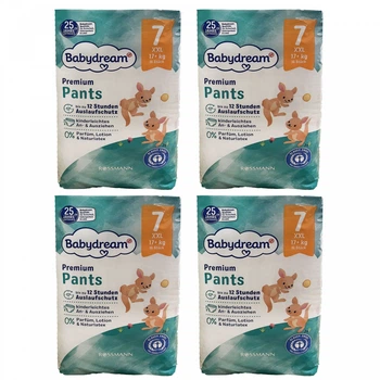 Детские подгузники-трусики Babydream Premium 7 XXL (17+ кг) 64 шт