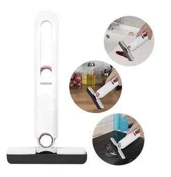 Швабра многофункциональная MHZ MINI MOP 8625 для мытья окон и уборки пыли минишвабра с автоотжимом, легкая, для уборки дома, авто