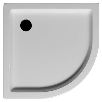Поддон для душевой кабины RAVAK Verona ST 91x91x16см полукруглый акриловый без сифона белый XАU0000035