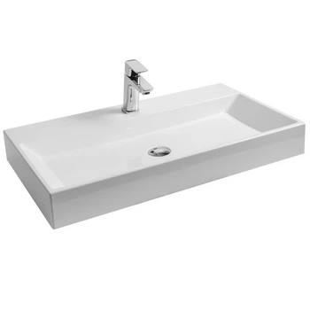 Умывальник подвесной RAVAK NATURAL 800x450x140мм прямоугольный белый XJO01280000
