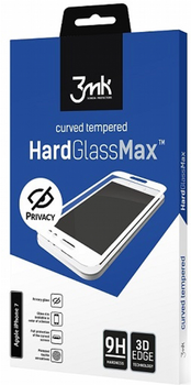 Szkło hartowane 3MK Hard Glass Max Privacy do Apple iPhone 11 Pro czarne (5903108208574)