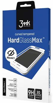 Szkło hartowane 3MK Hard Glass Max Privacy do Apple iPhone Xs czarne (5903108040099)