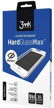 Szkło hartowane 3MK Hard Glass Max Privacy do Apple iPhone Xs Max czarne (5903108040105)