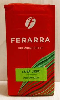 Кофе молотый Ferarra Caffe Cuba Libre с ароматом кубинского рома 250г