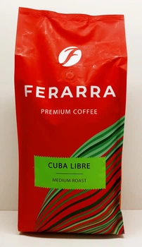 Кава в зернах Ferarra Caffe Cuba Libre з ароматом кубинського рому 1кг