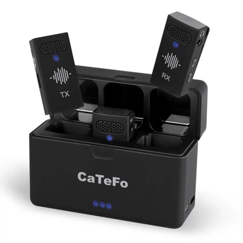 Радиосистема микрофонная накамерная CaTeFo Star 100. 2 передатчика в комплекте