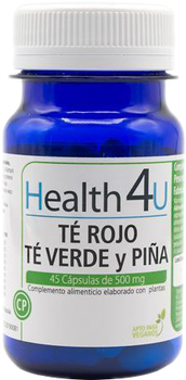 Натуральна харчова добавка H4u Te Rojo Te Verde Y Pina 500 мг 45 капсул (8436556085048)