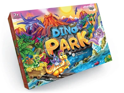Настольная игра Dino Park Danko Toys DTG95 парк динозавров поле кубик